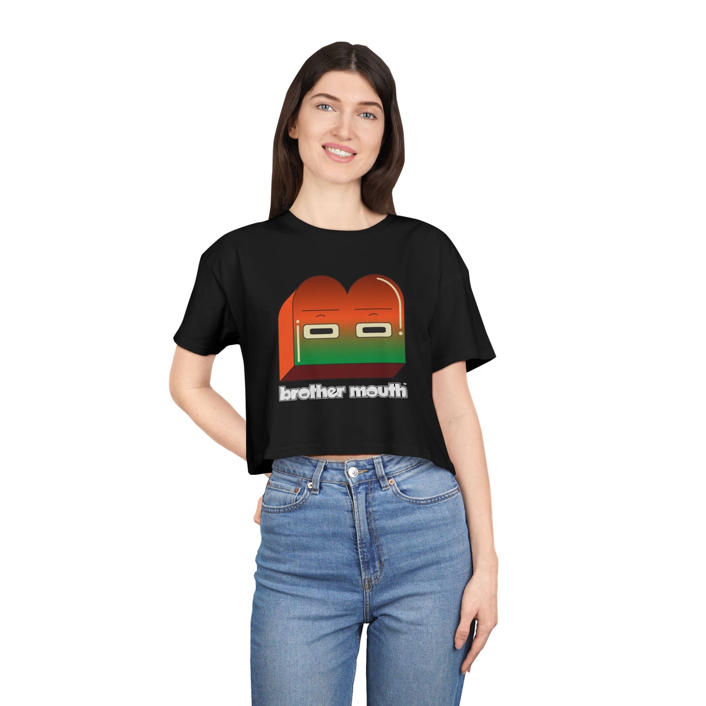 BROTHER MOUTH™ CROP TEE