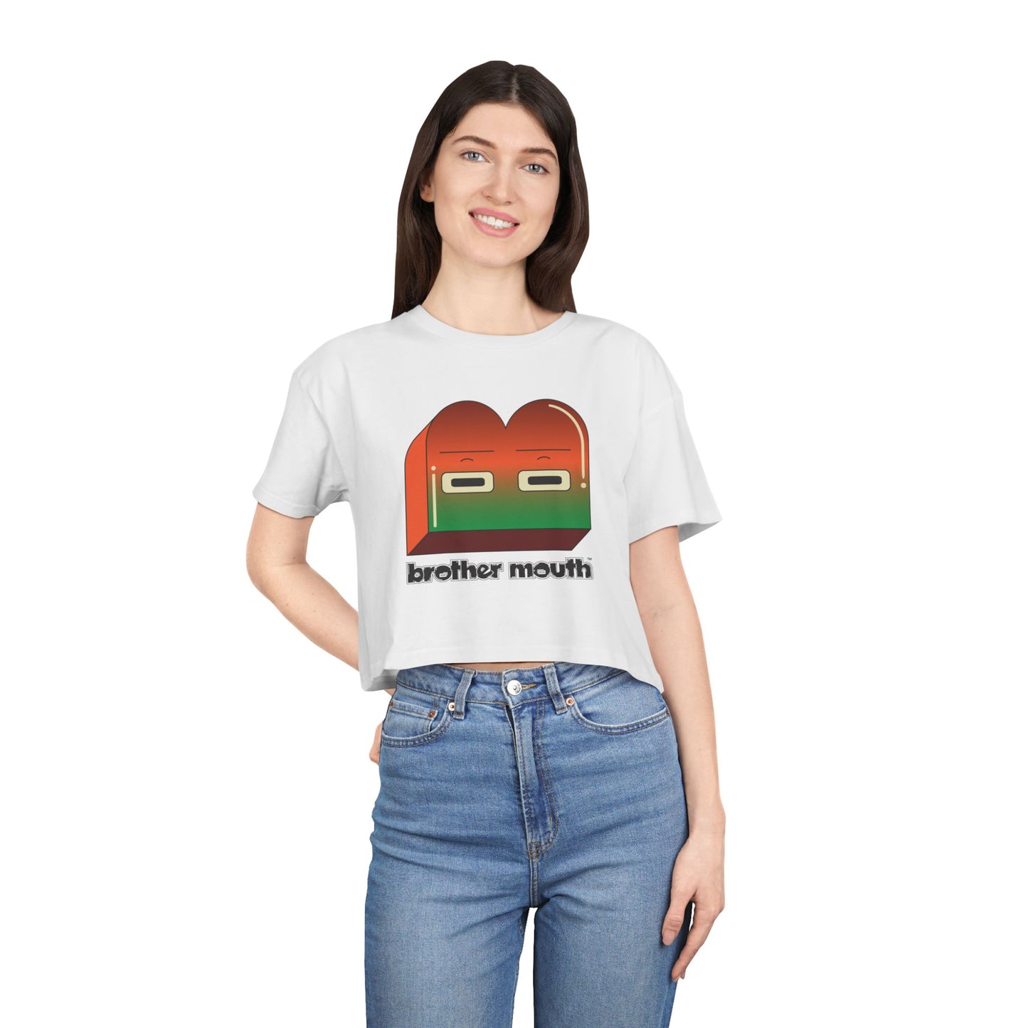 BROTHER MOUTH™ CROP TEE